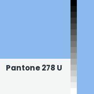 Color chip: Pantone 278 U