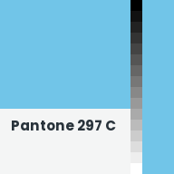 Color chip: Pantone 297 C