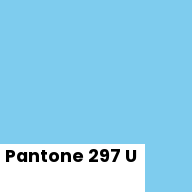 Color chip: Pantone 297 U