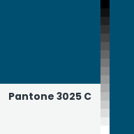 Color chip: Pantone 3025 C