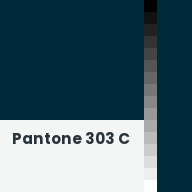 Color chip: Pantone 303 C
