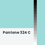 Color chip: Pantone 324 C