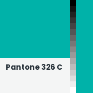 Color chip: Pantone 326 C