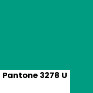 Color chip: Pantone 3278 U