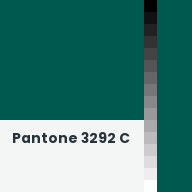 Color chip: Pantone 3292 C