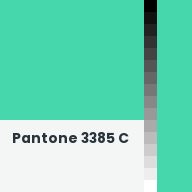 Color chip: Pantone 3385 C