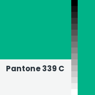 Color chip: Pantone 339 C