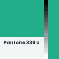 Color chip: Pantone 339 U