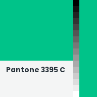 Color chip: Pantone 3395 C