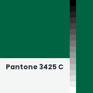 Color chip: Pantone 3425 C