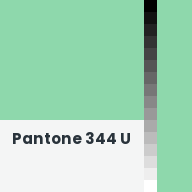 Color chip: Pantone 344 U