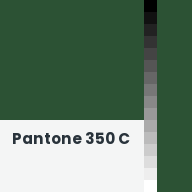 Color chip: Pantone 350 C