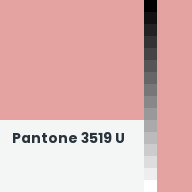 Color chip: Pantone 3519 U
