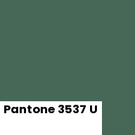 Color chip: Pantone 3537 U