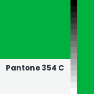 Color chip: Pantone 354 C