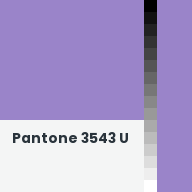 Color chip: Pantone 3543 U