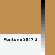 Color chip: Pantone 3547 U