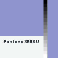Color chip: Pantone 3558 U