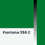 Color chip: Pantone 356 C