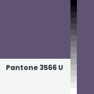 Color chip: Pantone 3566 U