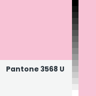Color chip: Pantone 3568 U
