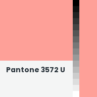 Color chip: Pantone 3572 U