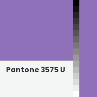 Color chip: Pantone 3575 U