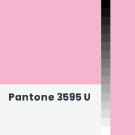 Color chip: Pantone 3595 U