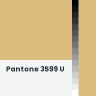 Color chip: Pantone 3599 U