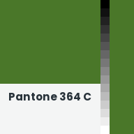 Color chip: Pantone 364 C