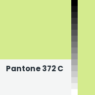Color chip: Pantone 372 C