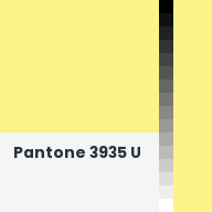 Color chip: Pantone 3935 U