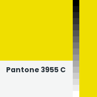 Color chip: Pantone 3955 C