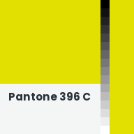 Color chip: Pantone 396 C