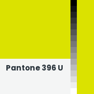 Color chip: Pantone 396 U