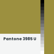 Color chip: Pantone 3985 U