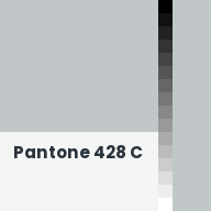 Color chip: Pantone 428 C