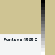 Color chip: Pantone 4535 C