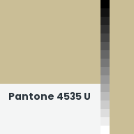 Color chip: Pantone 4535 U