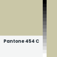 Color chip: Pantone 454 C