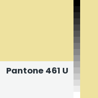 Color chip: Pantone 461 U