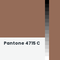 Color chip: Pantone 4715 C