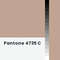 Color chip: Pantone 4735 C