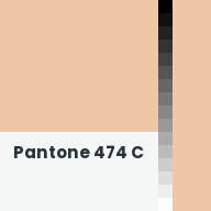 Color chip: Pantone 474 C