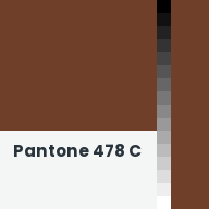 Color chip: Pantone 478 C