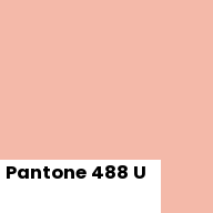 Color chip: Pantone 488 U