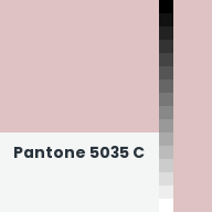 Color chip: Pantone 5035 C