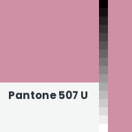 Color chip: Pantone 507 U