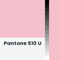 Color chip: Pantone 510 U