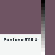 Color chip: Pantone 5115 U